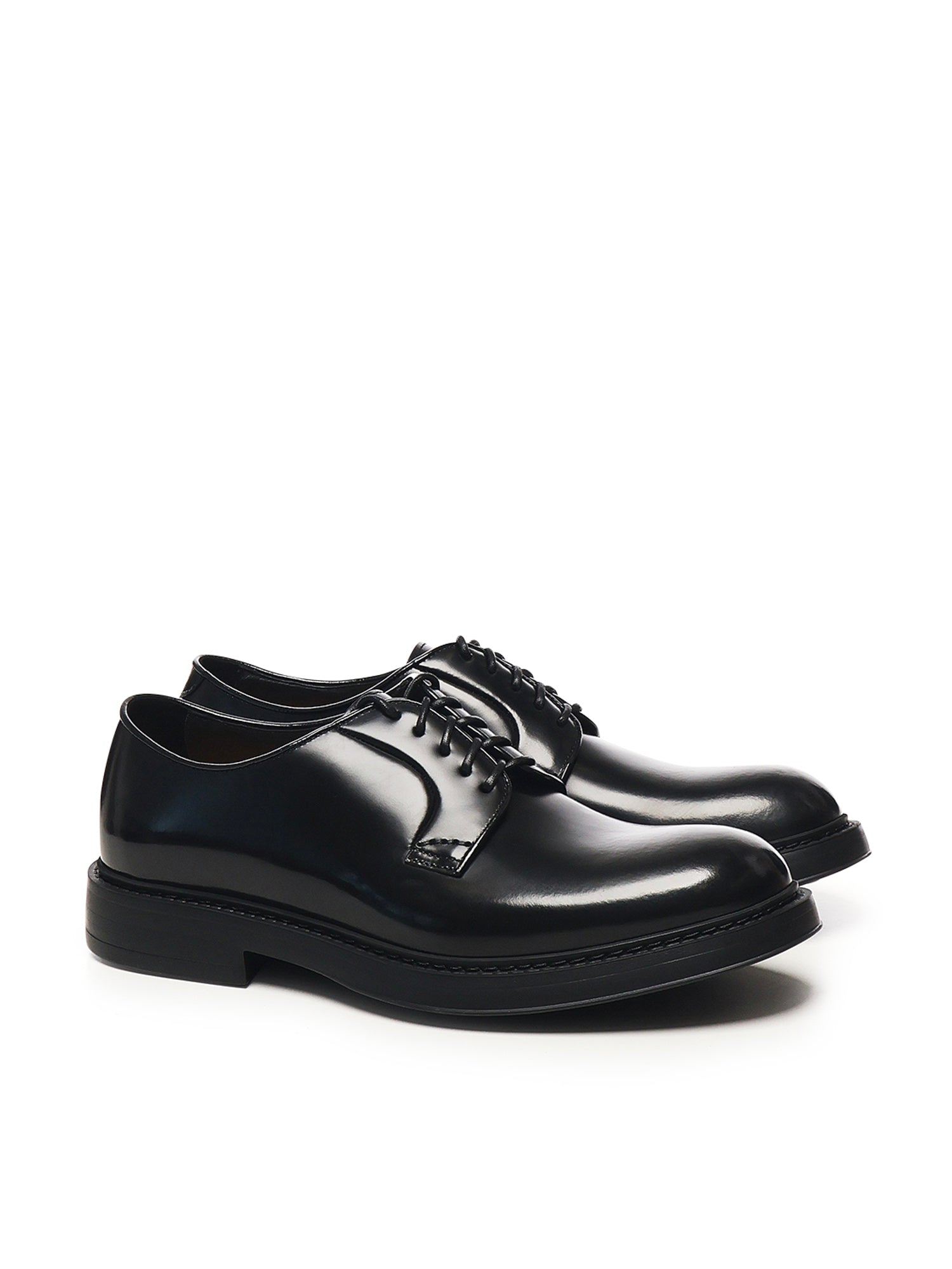 Doucals Flat shoes Black Calfskin