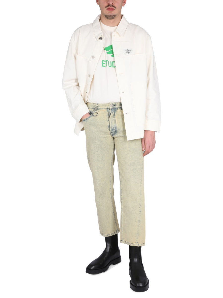 Cotton Shirt Jacket White