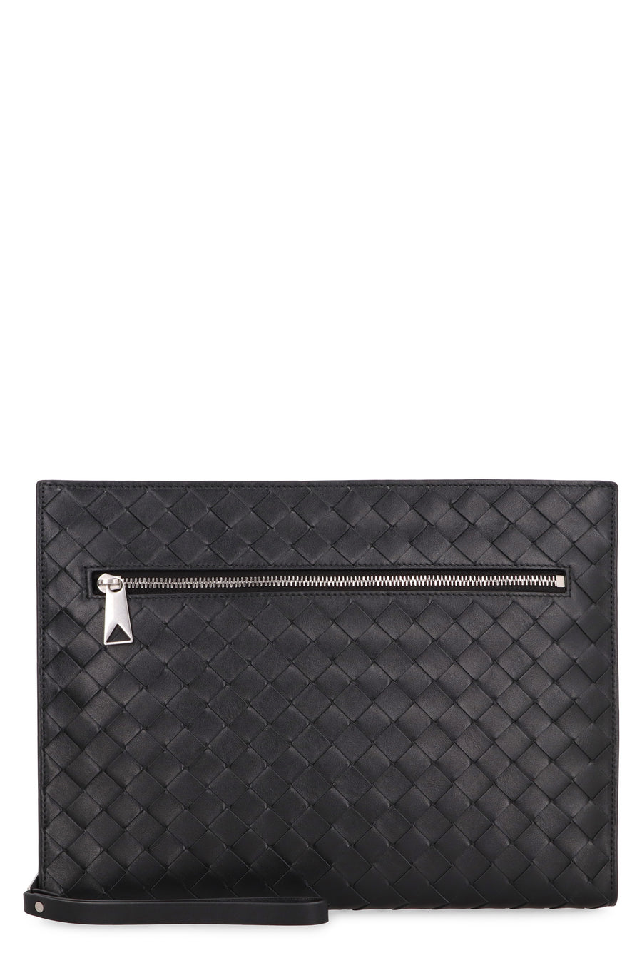 Intrecciato Vn Document Case Black Calf Laptop Bags & Briefcases