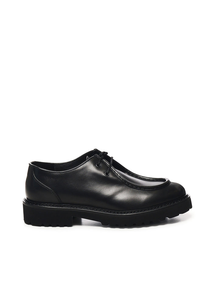 Doucals Flat Shoes Black Calfskin