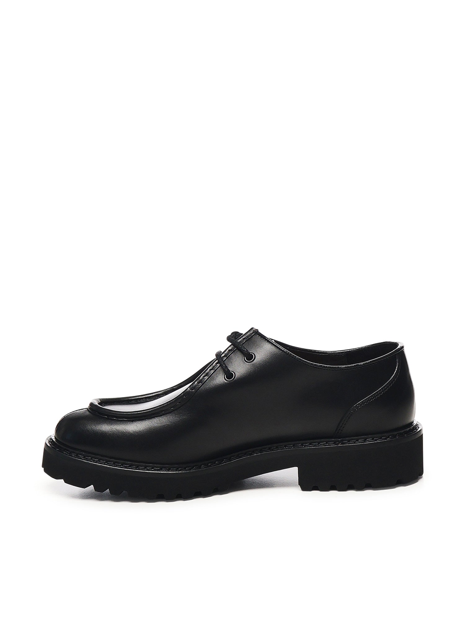 Doucals Flat Shoes Black Calfskin