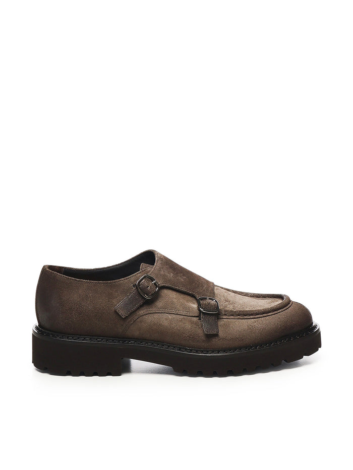 Doucals Flat Shoes Esdark Brown Calfskin