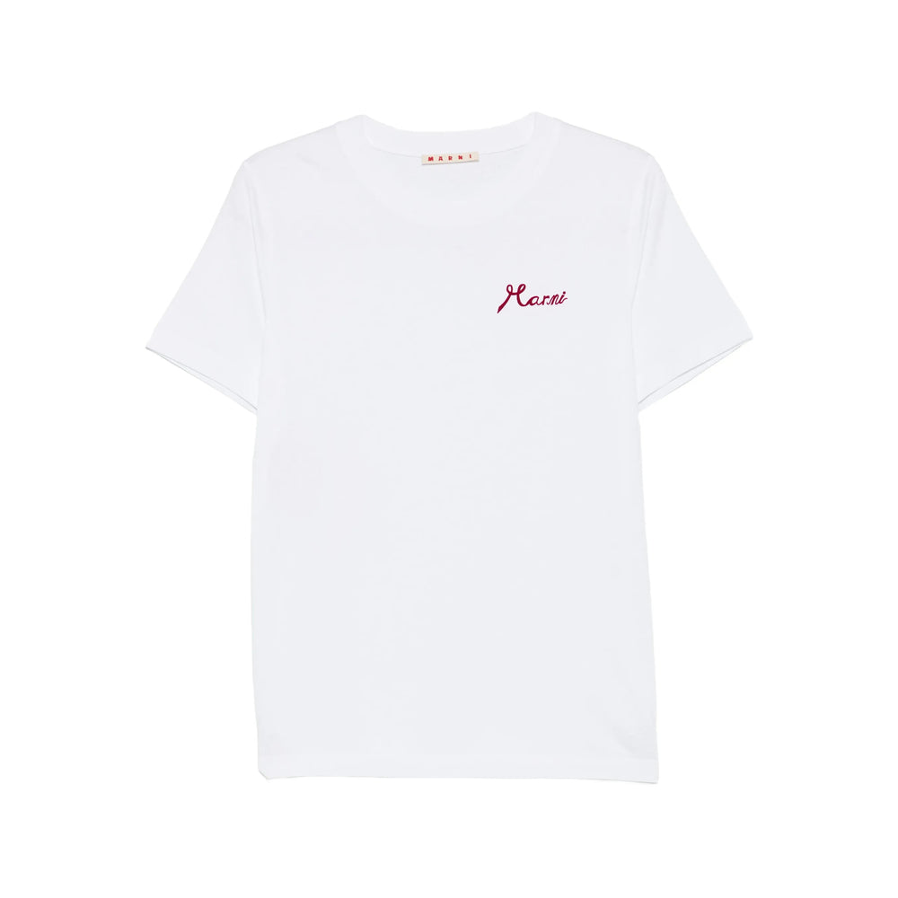 T-Shirt Marni White Cotton: 100. T-shirts