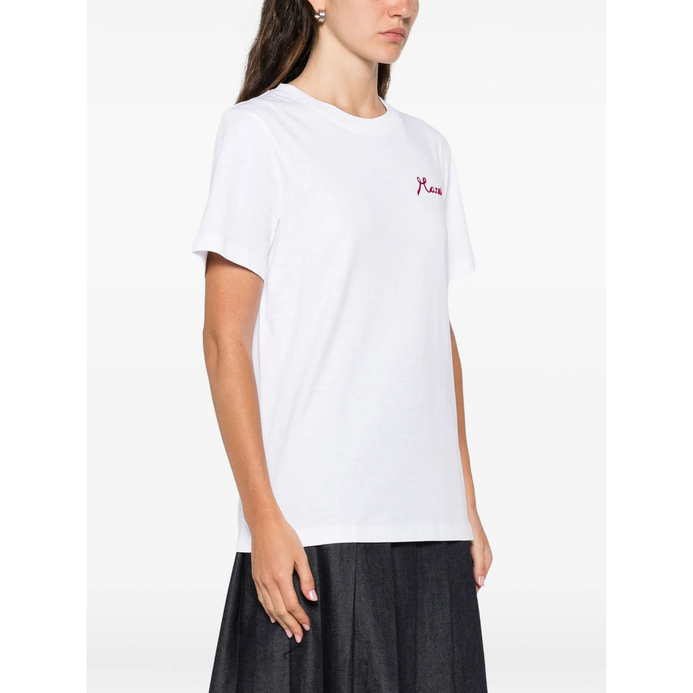 T-Shirt Marni White Cotton: 100. T-shirts