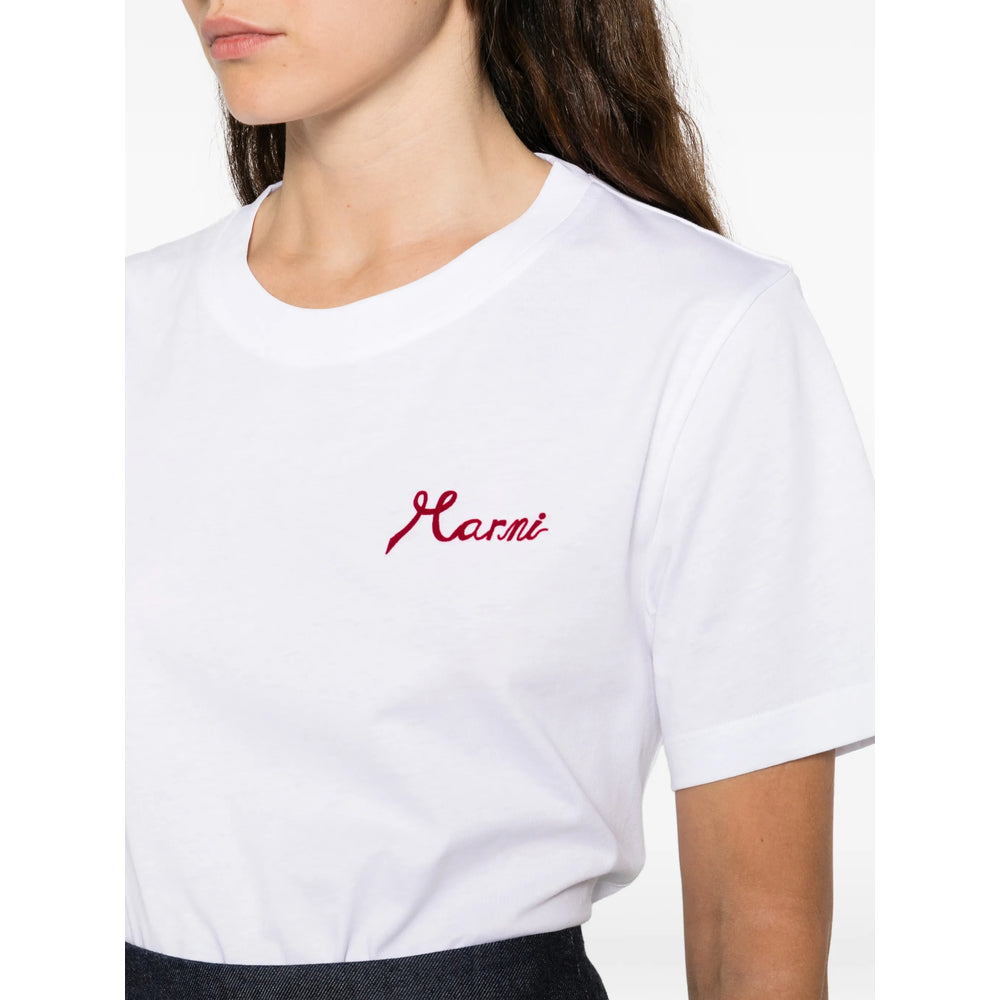 T-Shirt Marni White Cotton: 100. T-shirts