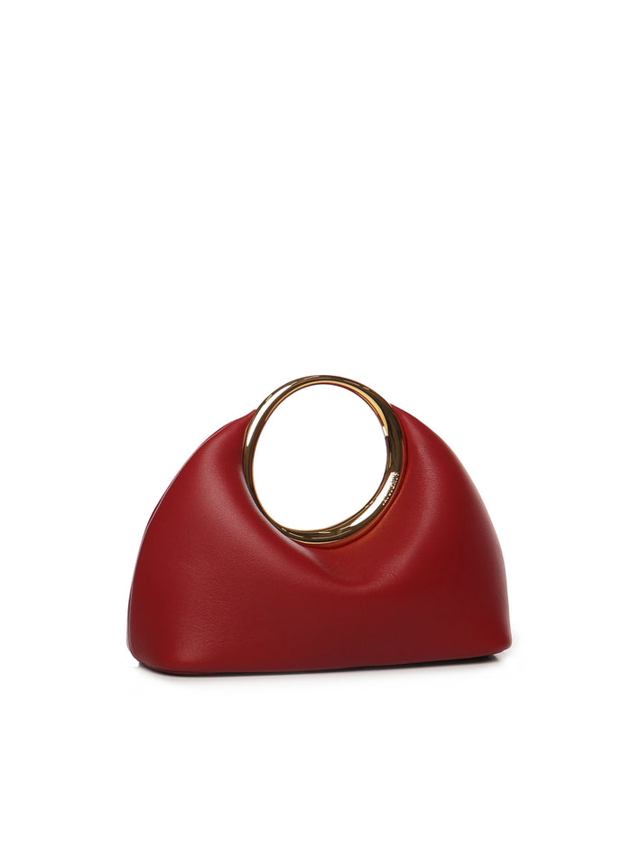 Jacquemus Bags Dark Red Lambskin