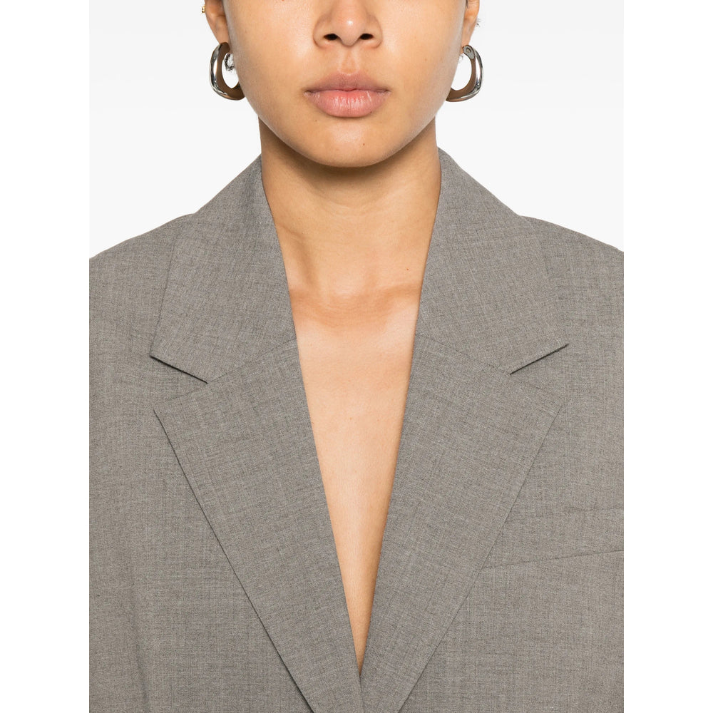 Jacket By Malene Birger Grey Polyester: 33