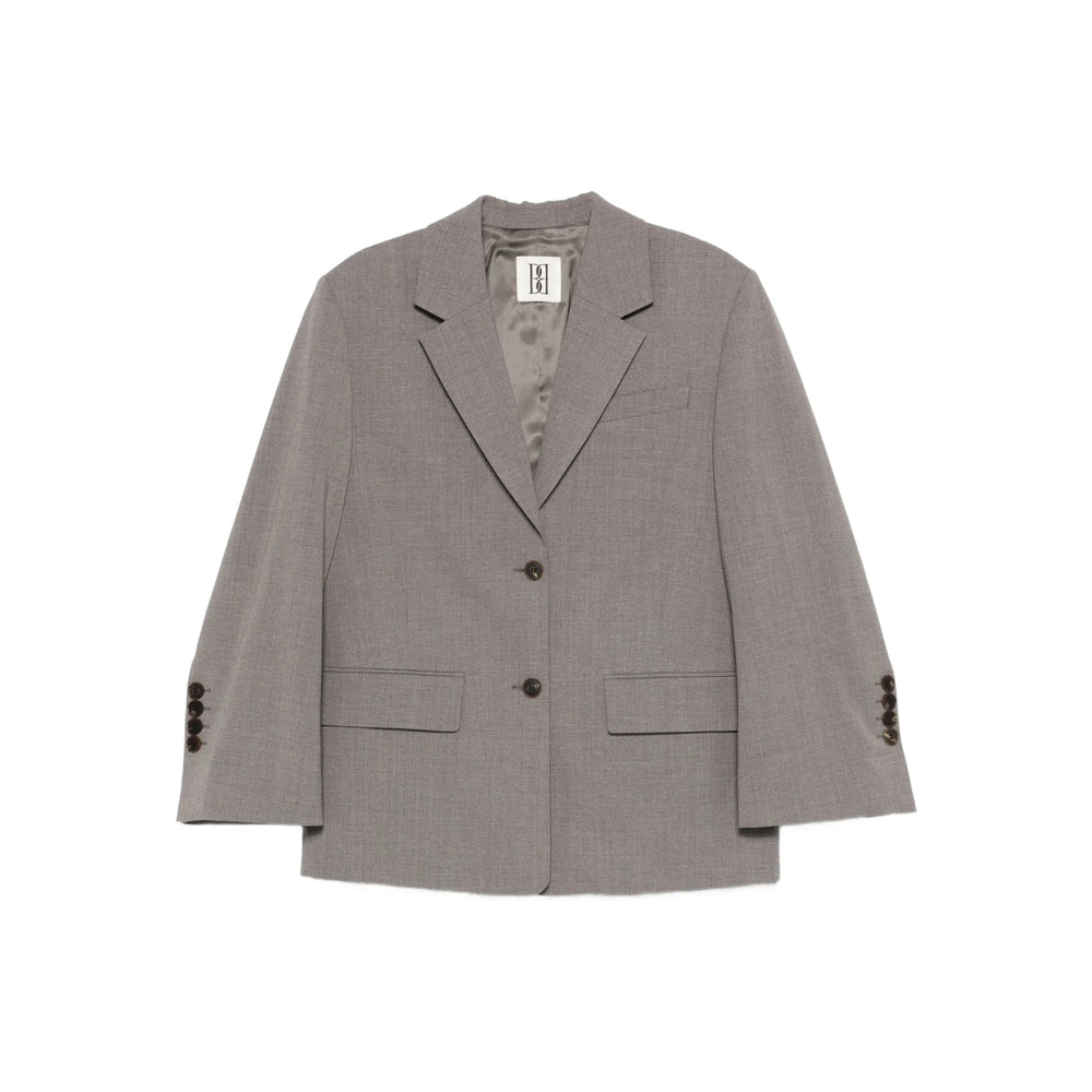 Jacket By Malene Birger Grey Polyester: 33
