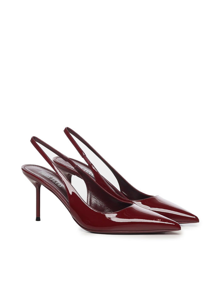 Paris Texas With Heel Rouge Noir Calfskin