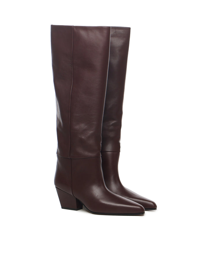 Paris Texas Boots Mocha Calfskin