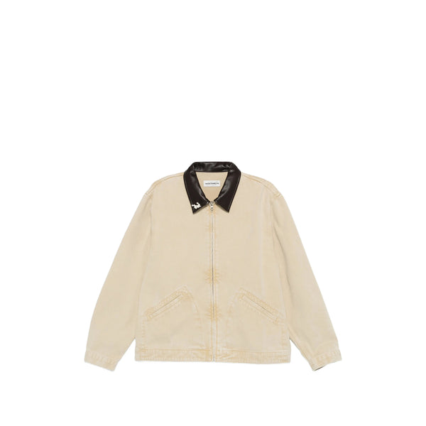 Bomber Jacket Neutrals Cotton; Polyurethane