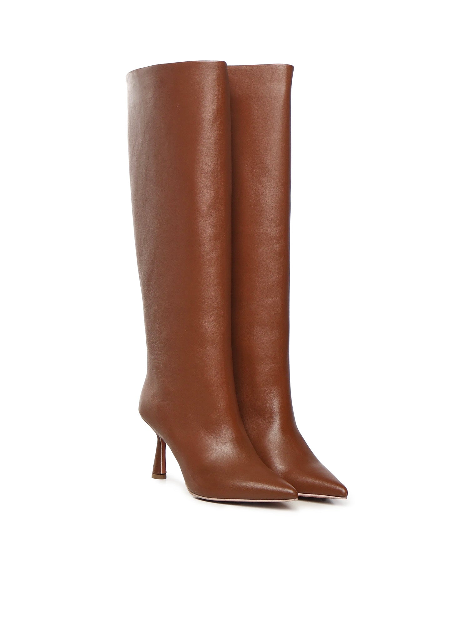 Giuliano Galiano Boots Brown Calfskin