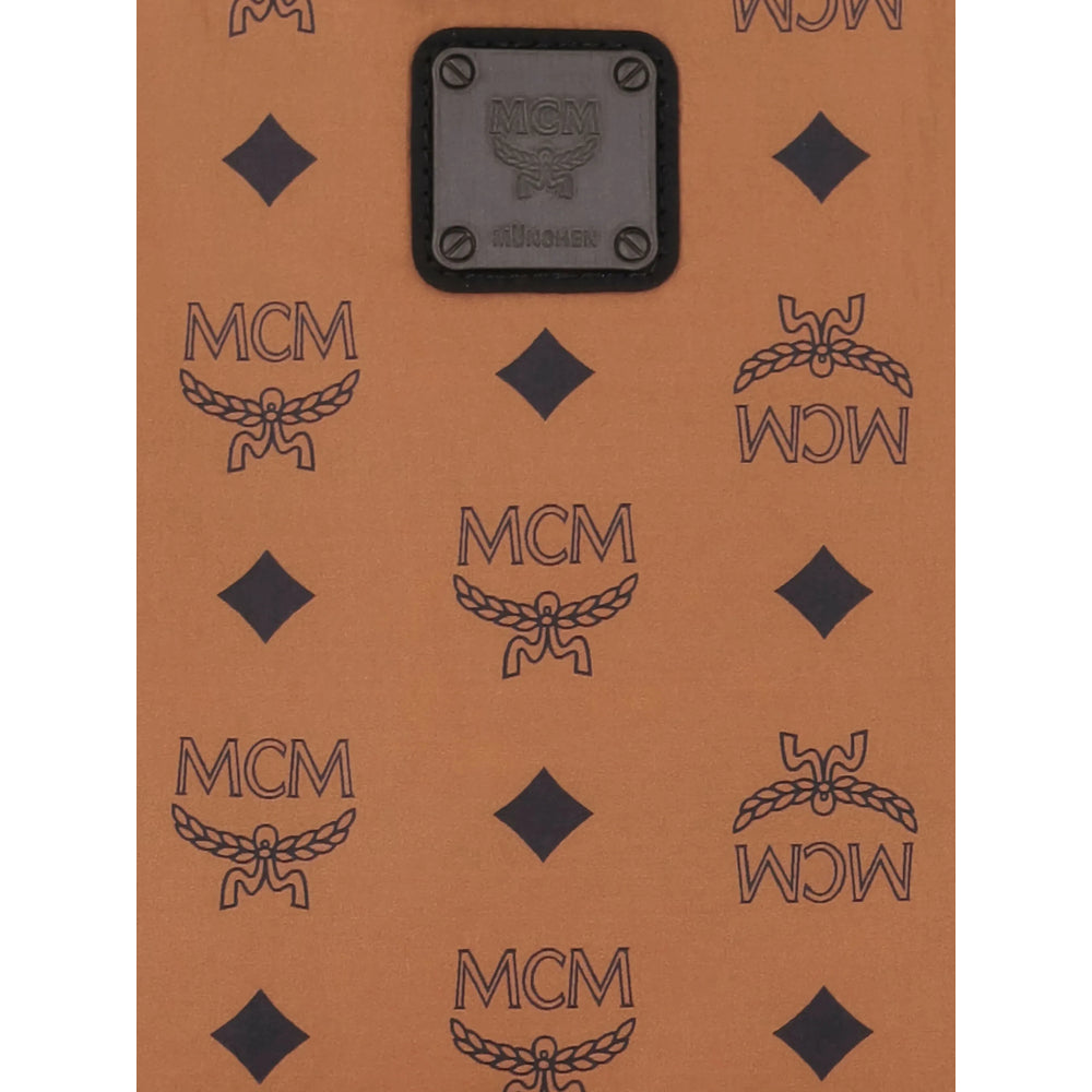 Backpack Mcm Brown/black Nylon: 100. Backpacks