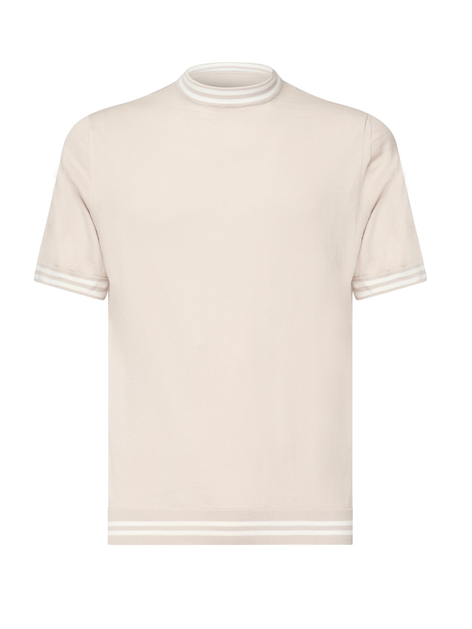 Eleventy T-shirts and Polos Sand White Cotton
