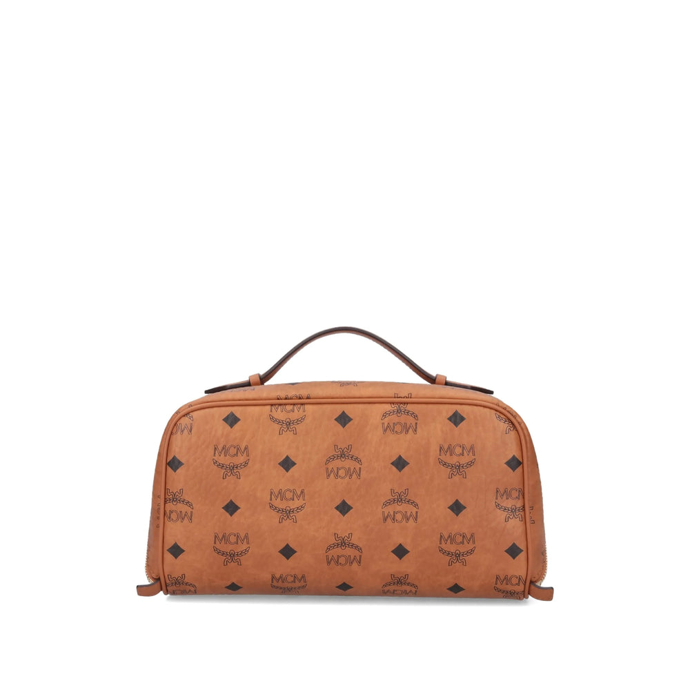 Bag Mcm Brown Leather: 100