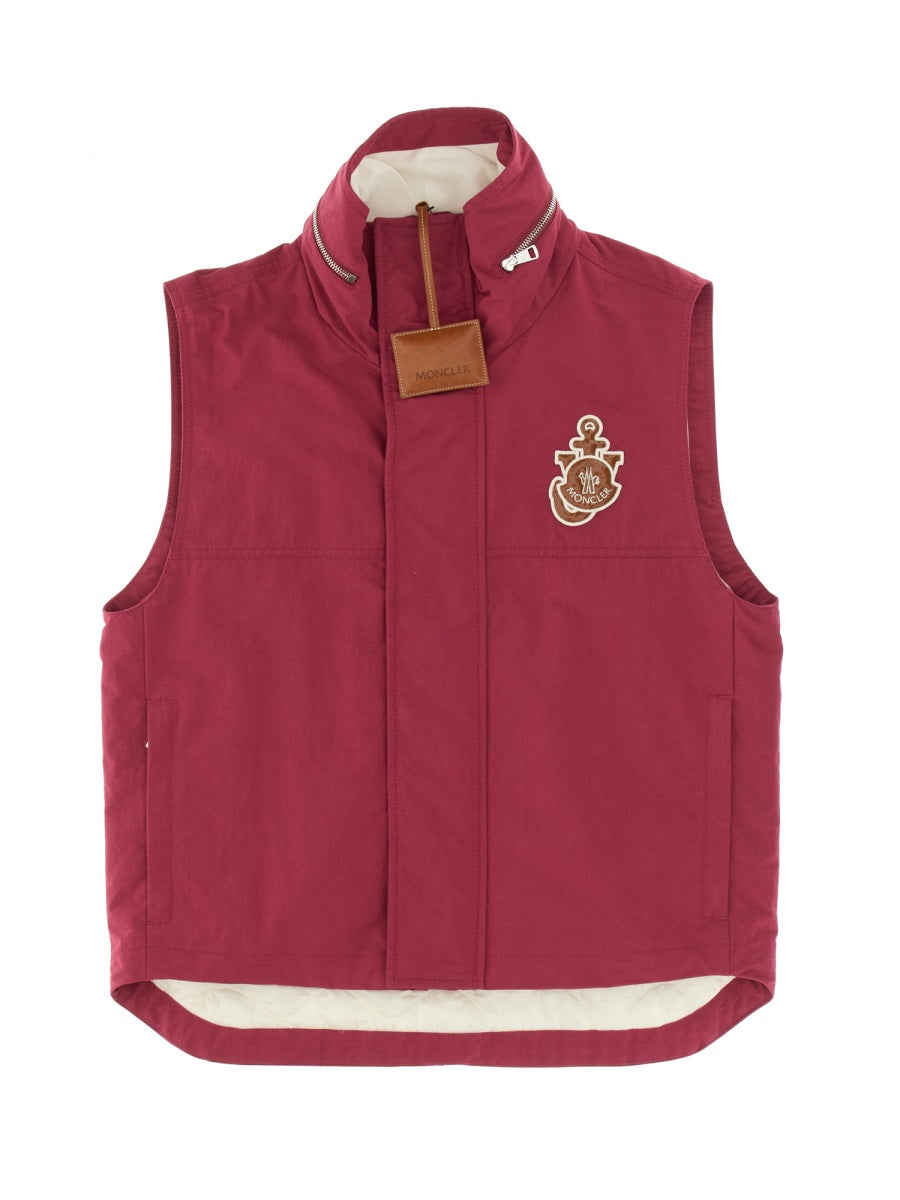 Padded Vest Fuchsia Polyamide Waistcoats & Gilets