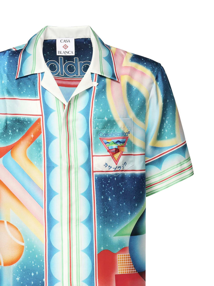 Casablanca Shirts Multicolour Silk