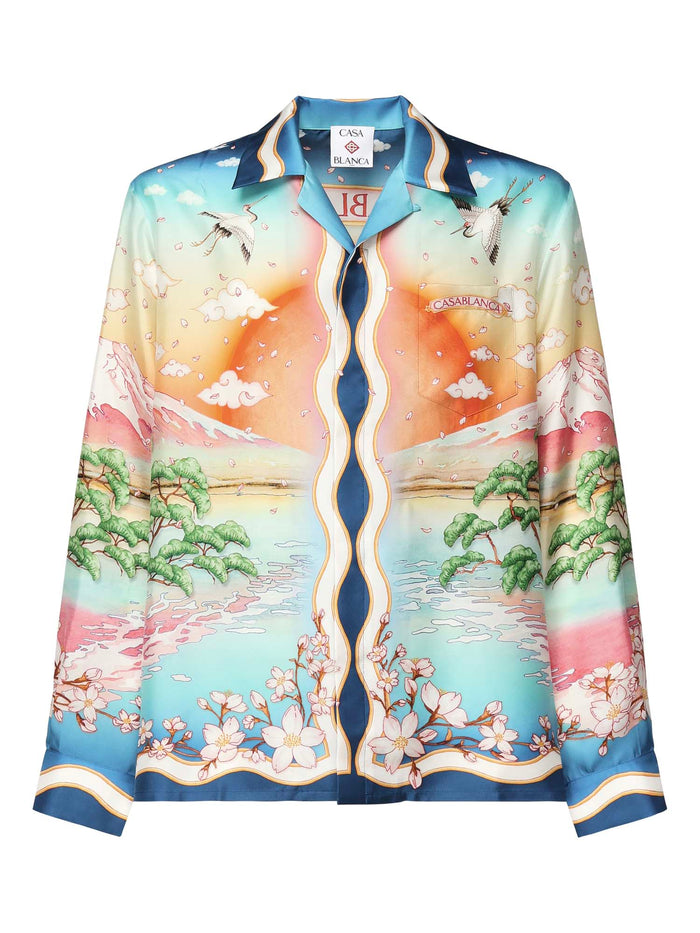 Casablanca Shirts Multicolour Silk