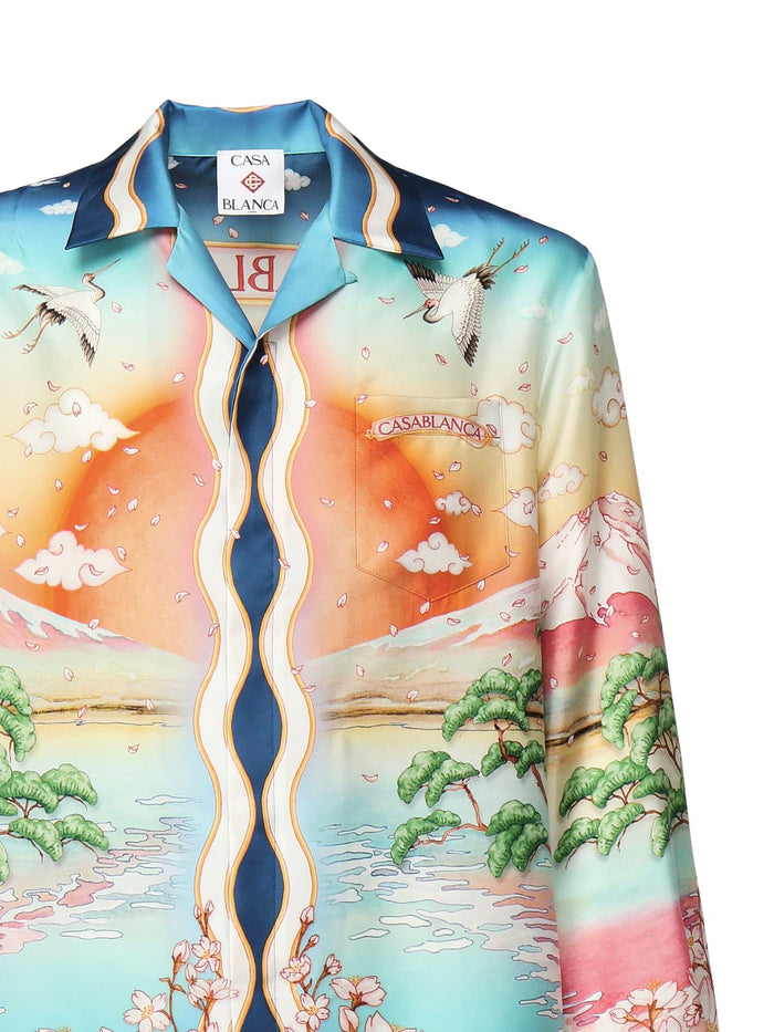 Casablanca Shirts Multicolour Silk