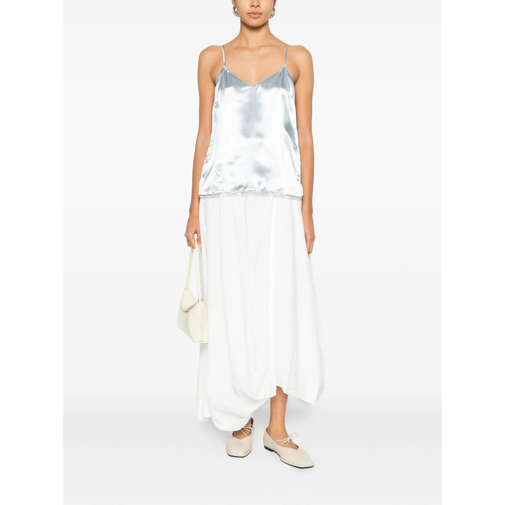 Top Fabiana Filippi Blue Lining Silk: 10. Tops