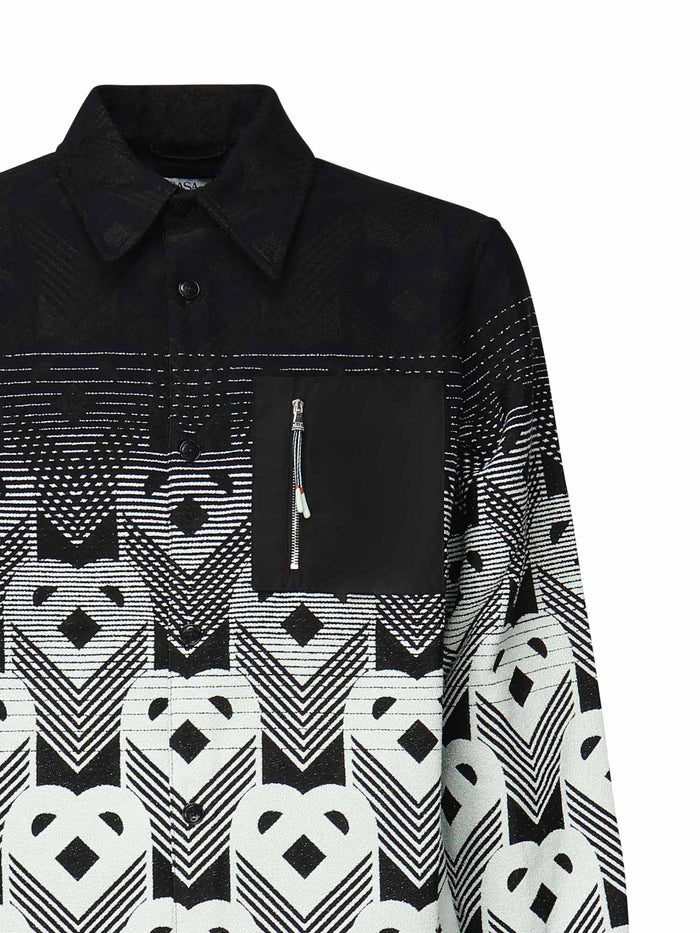 Casablanca Shirts Black Silk
