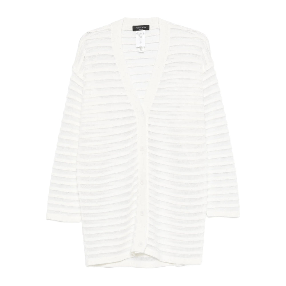 Sweater Fabiana Filippi White Cotton: 61