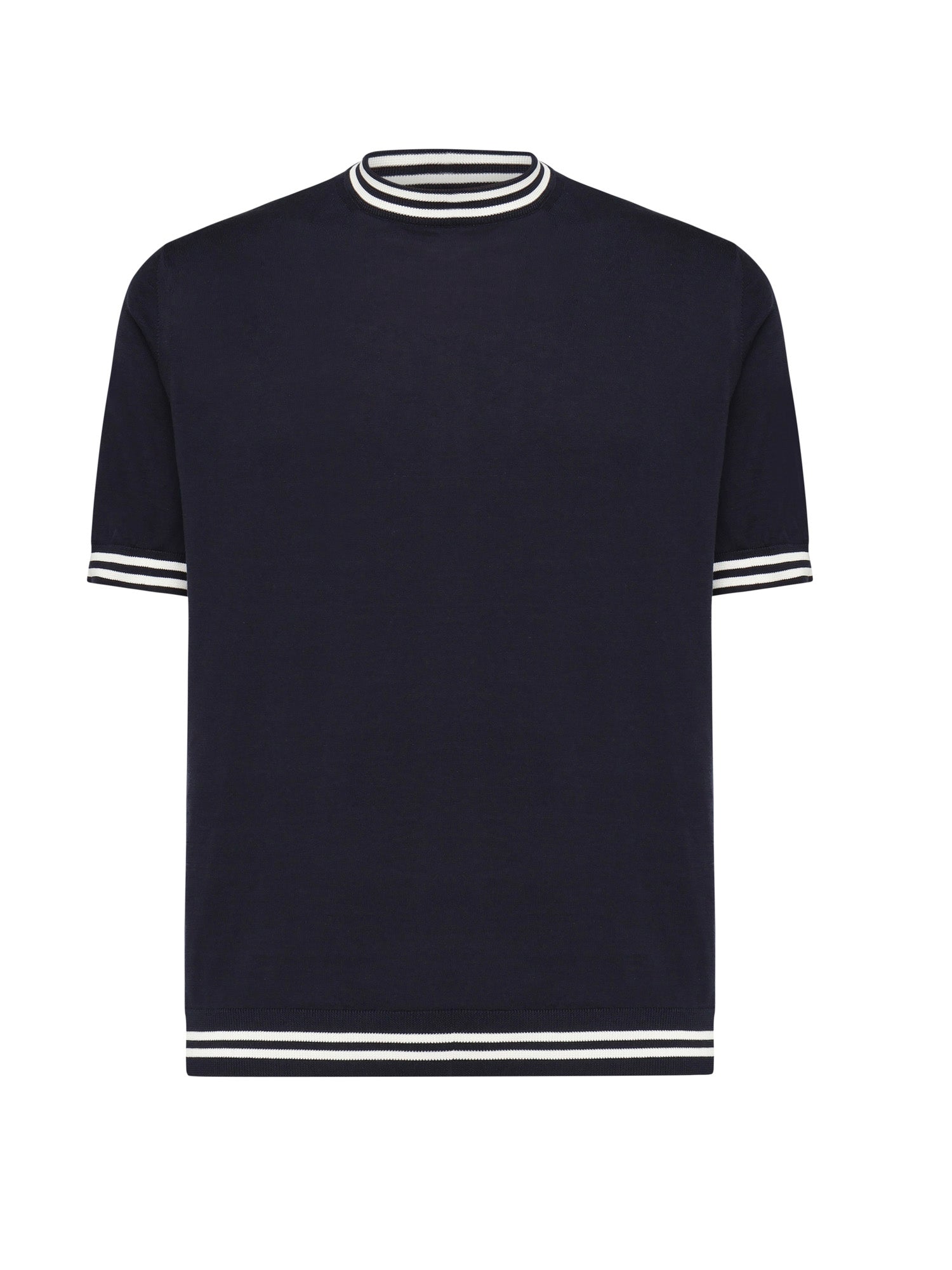 Eleventy T-shirts and Polos Blue, White Cotton