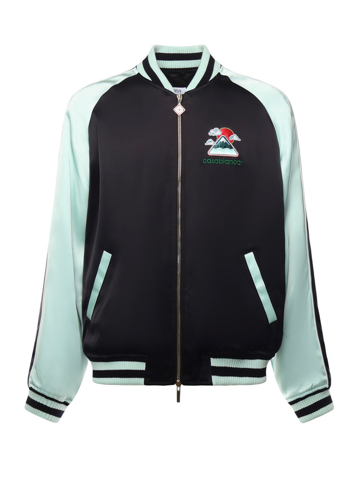 Casablanca Coats Black/mint Viscose