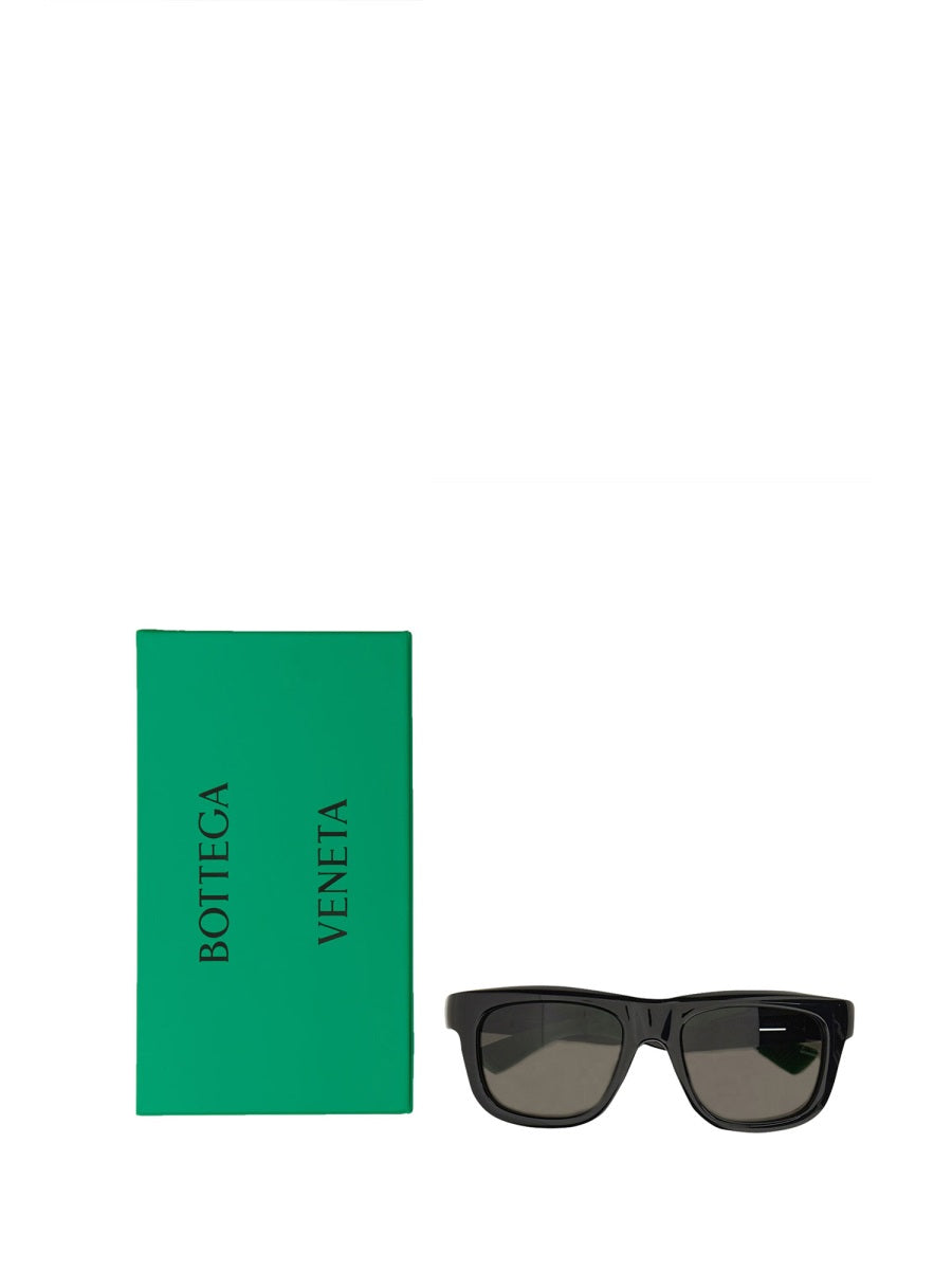 Square Sunglasses Black Plastic
