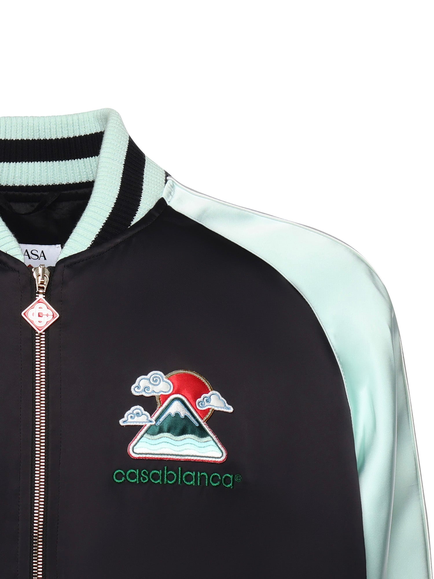 Casablanca Coats Black/mint Viscose