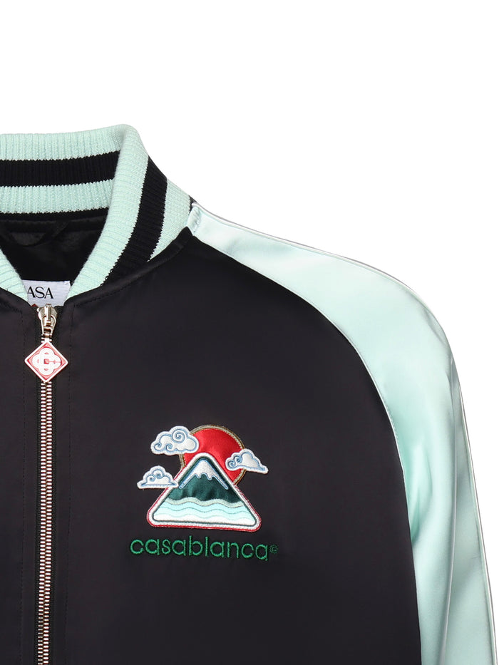 Casablanca Coats Black/mint Viscose