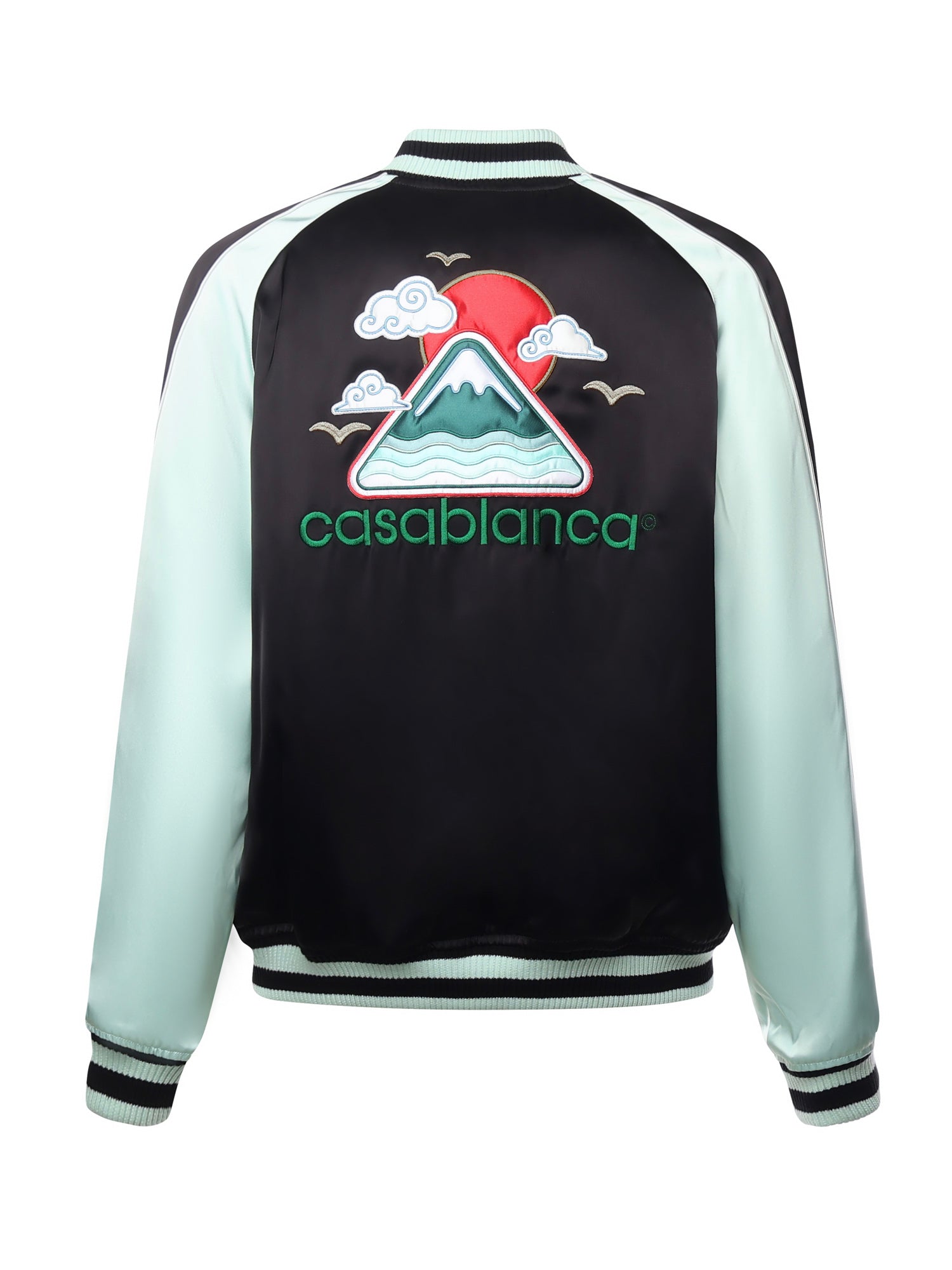 Casablanca Coats Black/mint Viscose
