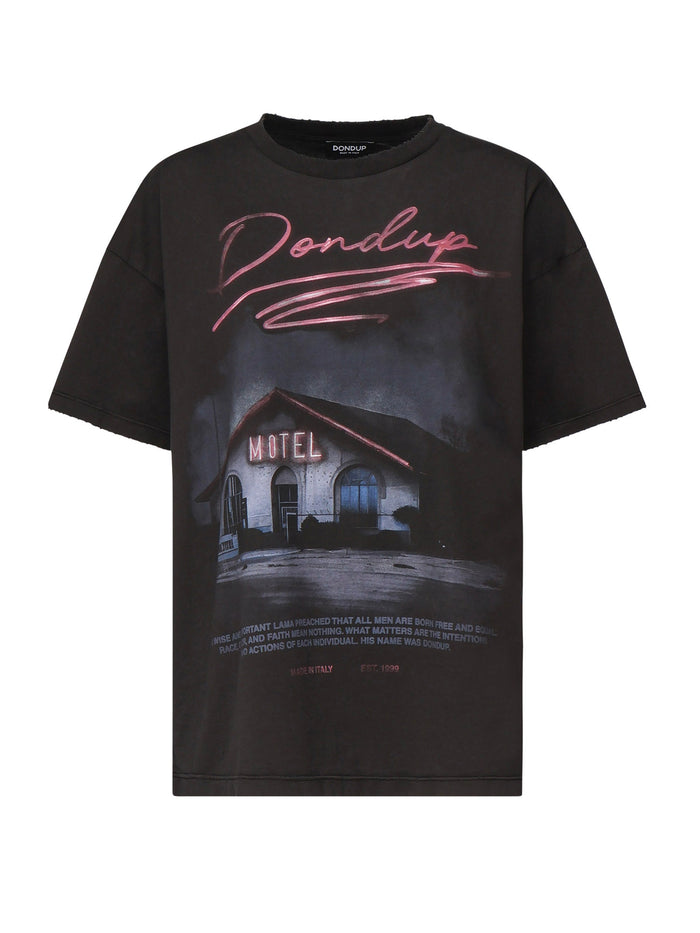 Dondup T-Shirts And Polos Black Cotton