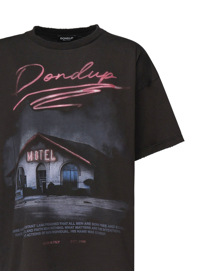 Dondup T-Shirts And Polos Black Cotton