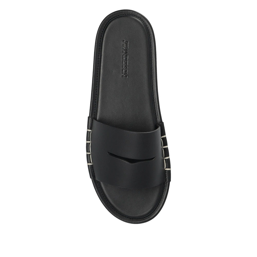 Shoe Jw Anderson Black Calf Leather: 100