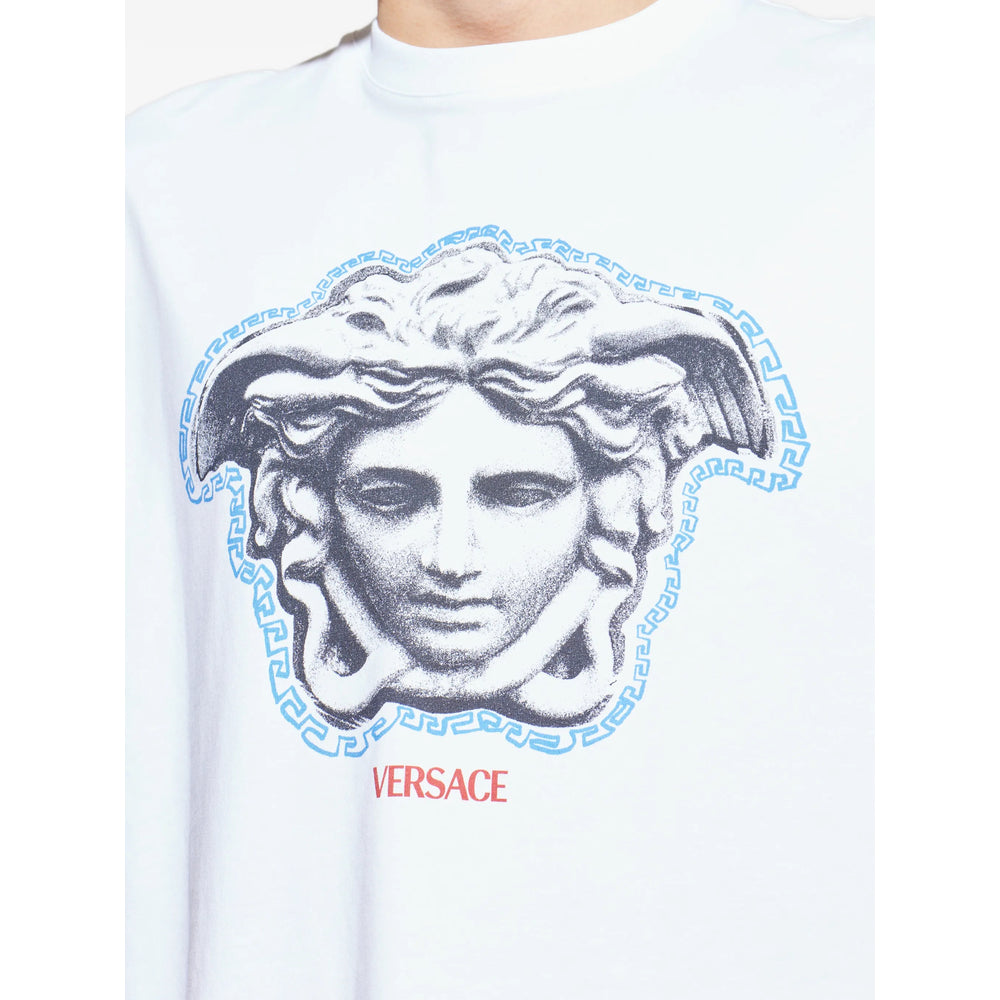 T-Shirt Versace White Cotton: 100. T-shirts