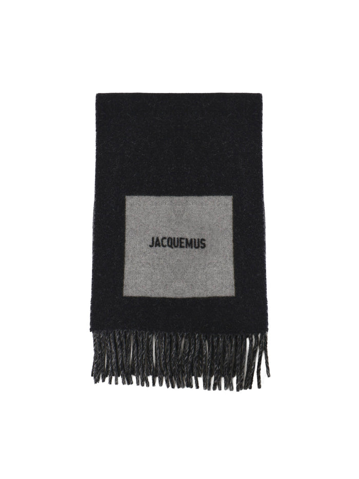 Jacquemus Scarfs Black Virgin Wool