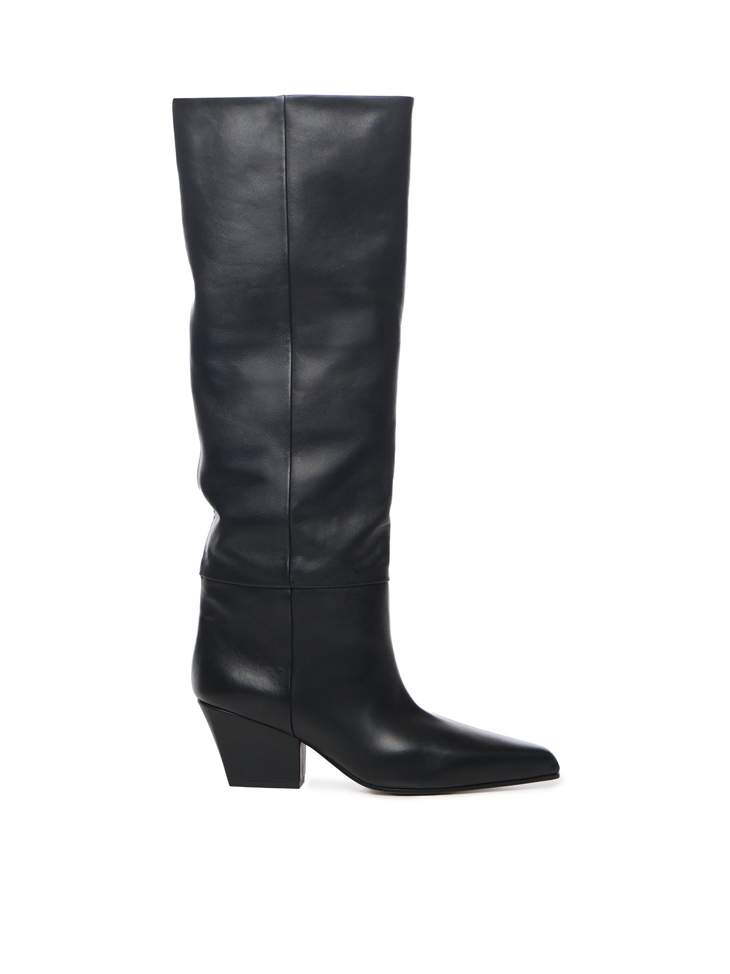 Paris Texas Boots Black Calfskin