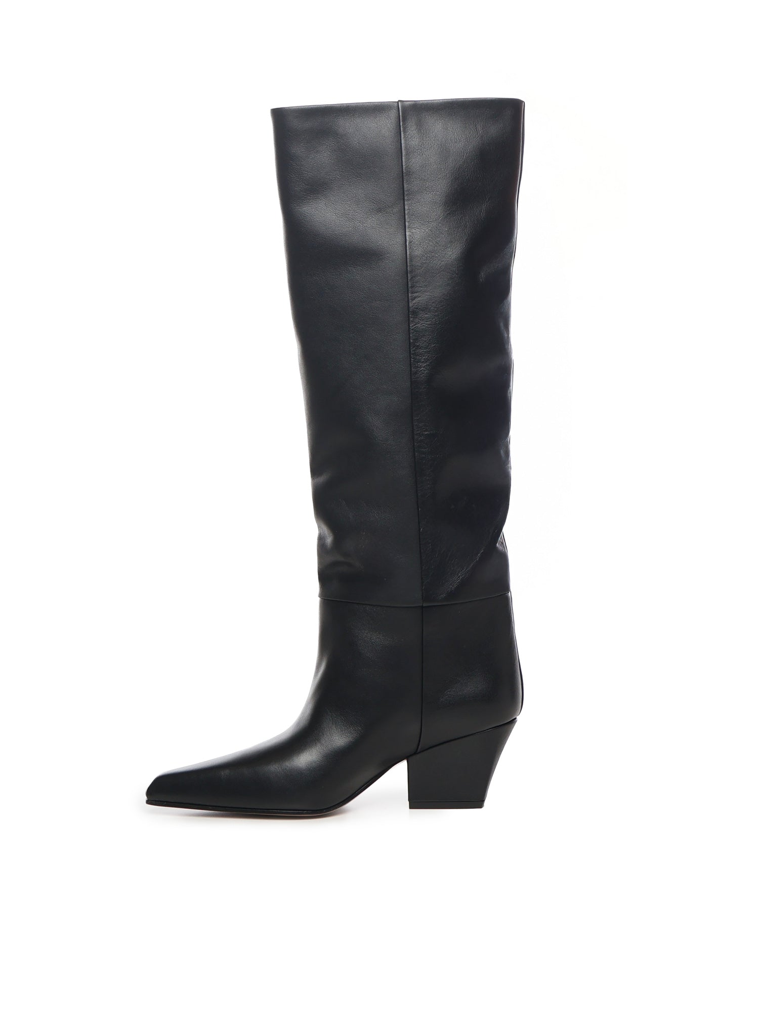 Paris Texas Boots Black Calfskin