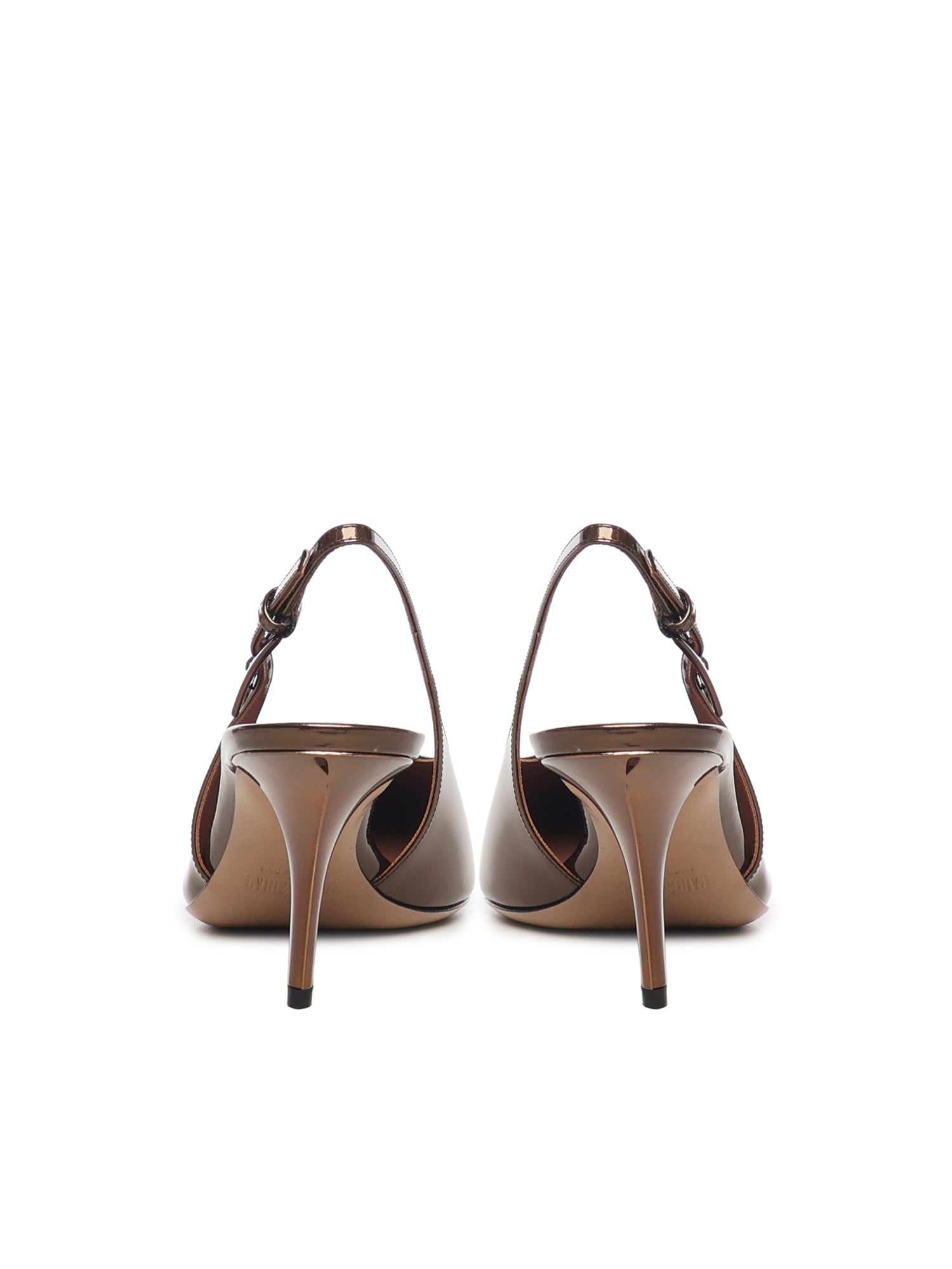 Paris Texas With Heel Ebony Patent Leather