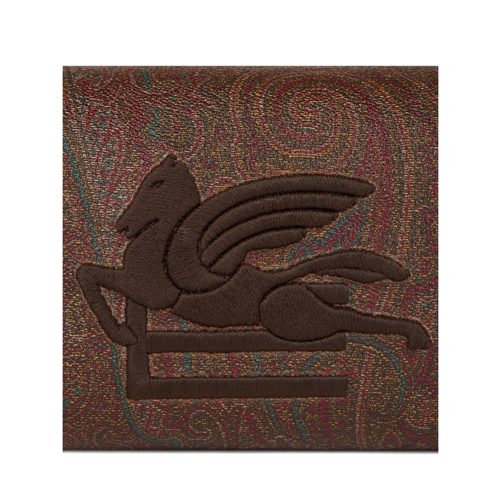 Bum Bag Etro Brown/red Calfskin: 100