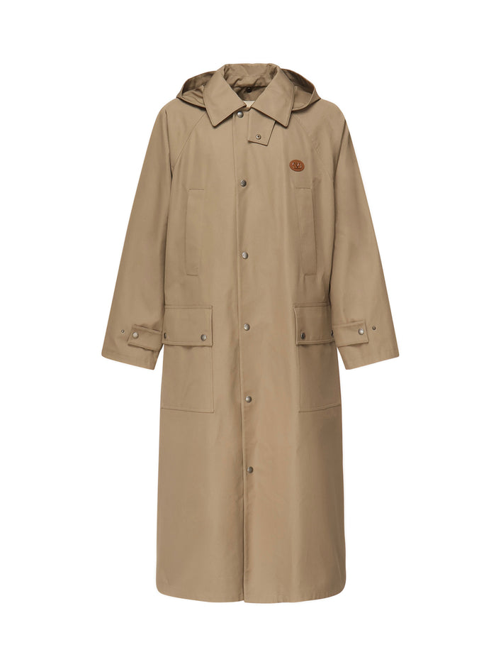 Valentino Garavani Coats Beige Cotton