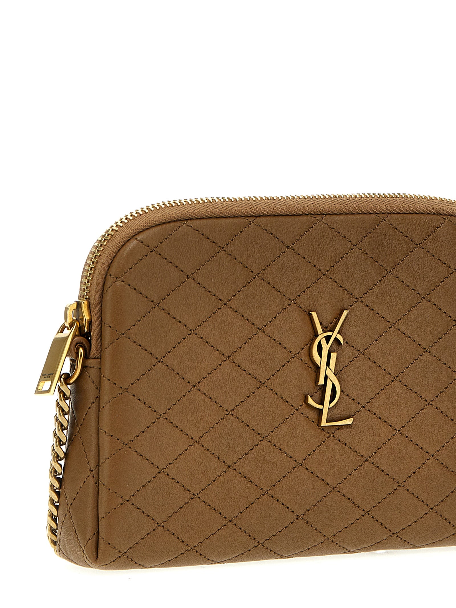 Gaby crossbody bag Beige Lamb Leather