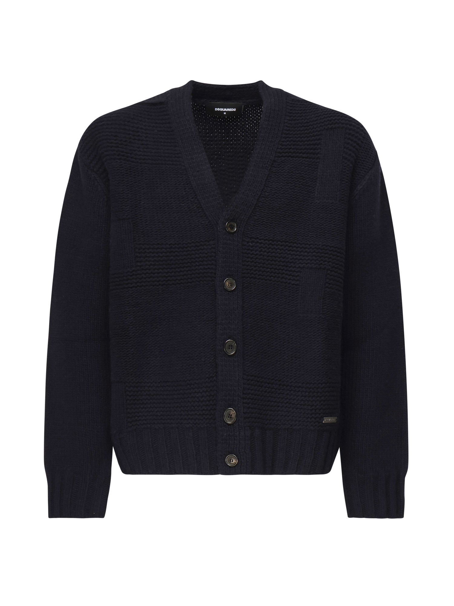 Dsquared2 Sweaters Blue Virgin Wool