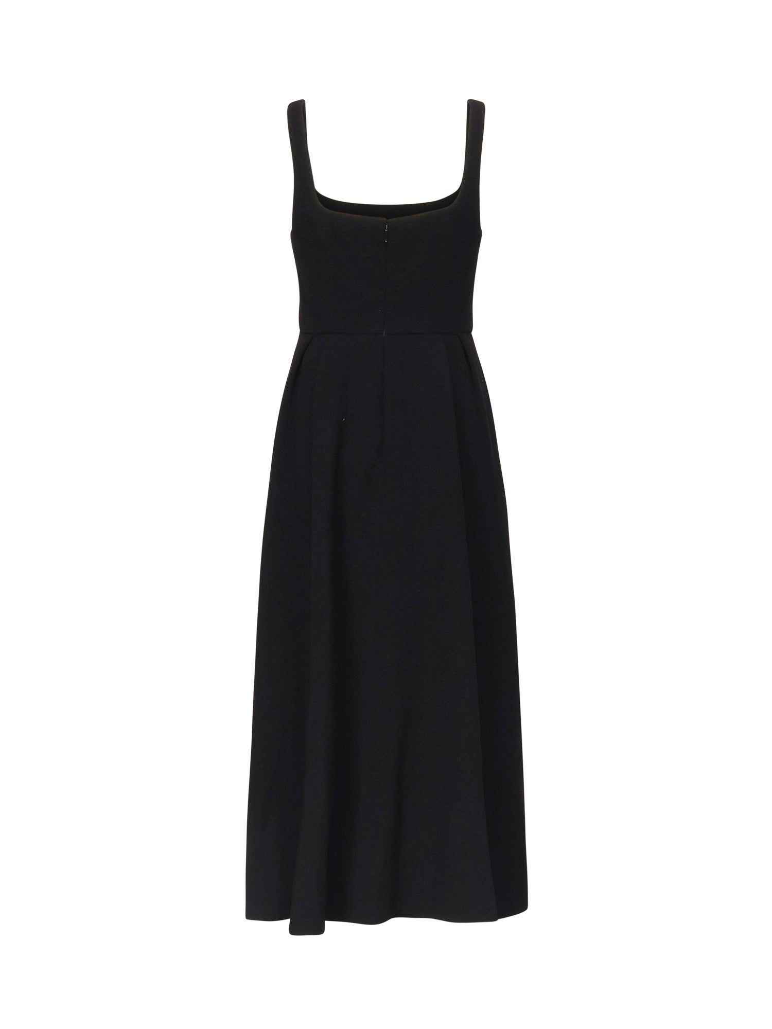 Alessandra Rich Dresses Black Virgin Wool Polyamide