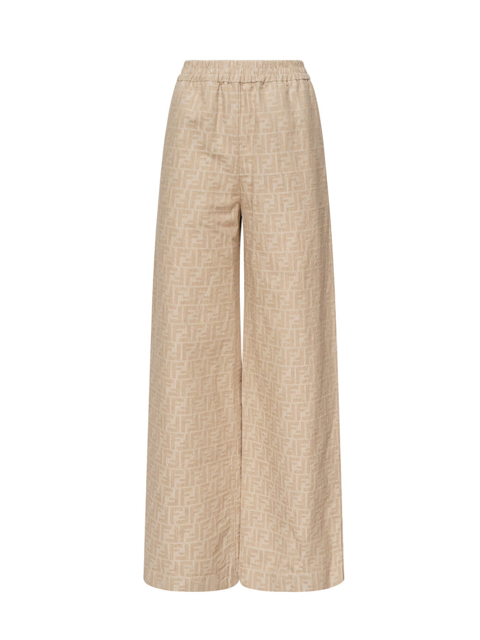 Fendi Rtw Beige Cotton