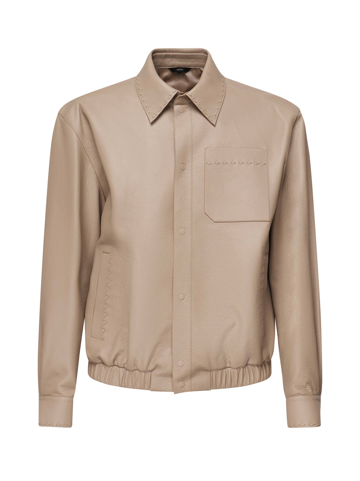 Fendi Jackets Beige Deerskin