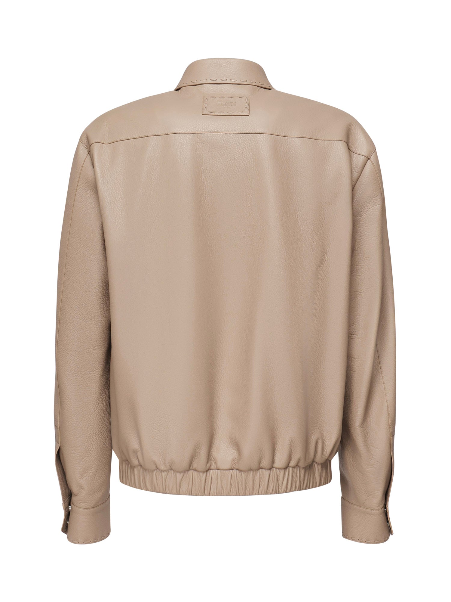 Fendi Jackets Beige Deerskin