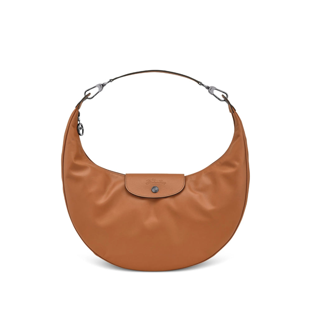 Bag Longchamp Paris Orange Calf Leather: 100