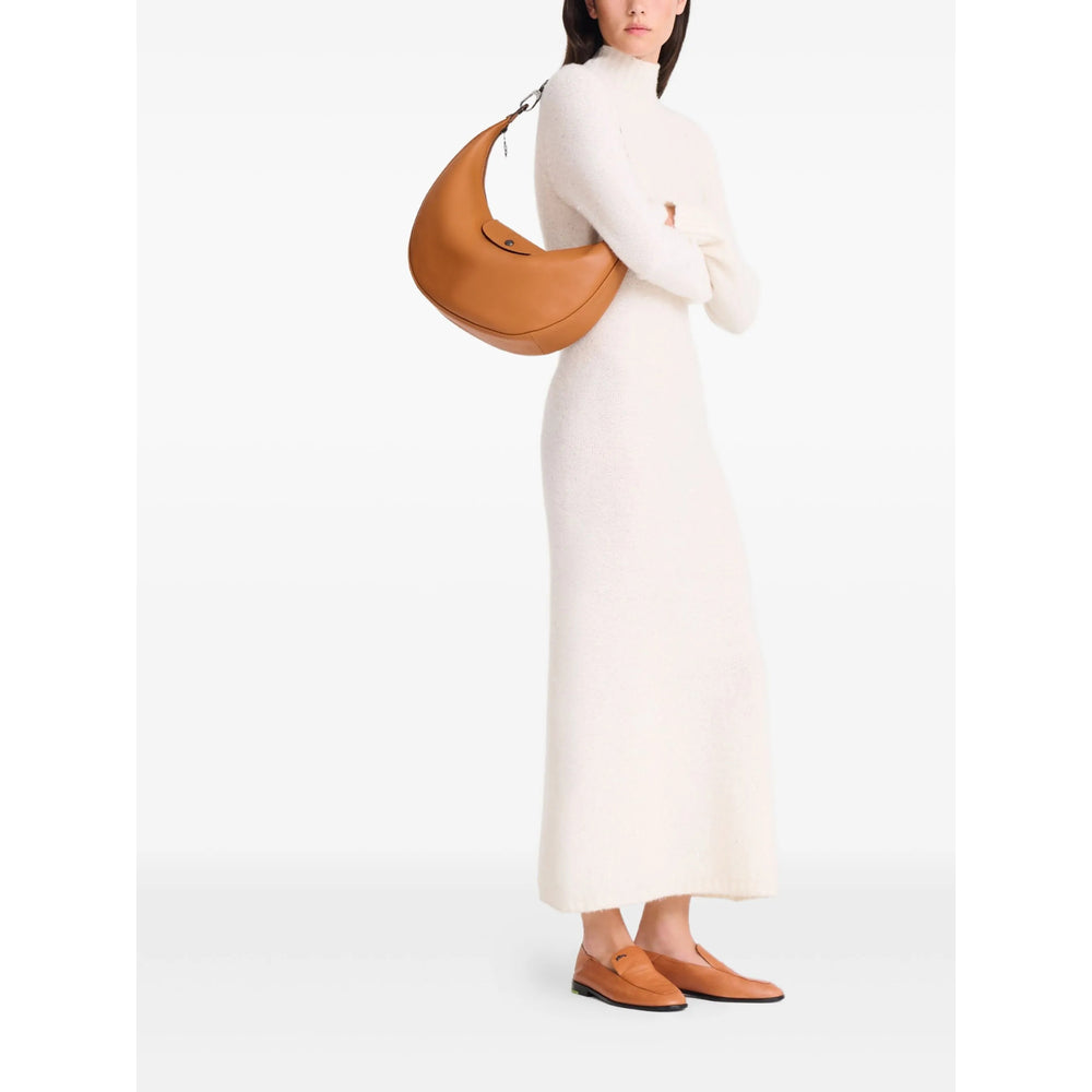 Bag Longchamp Paris Orange Calf Leather: 100
